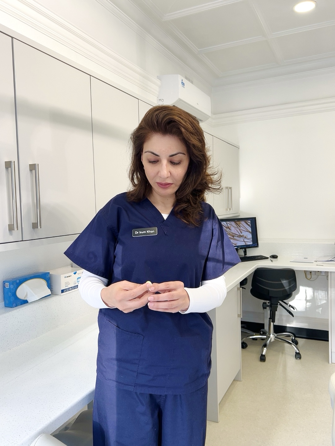 Image of a practioner of with stem cells
